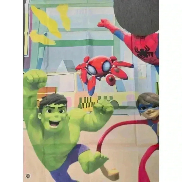 Multicolor Spiderman Party Photo Booth Backdrop‎ - Picture 2 of 6